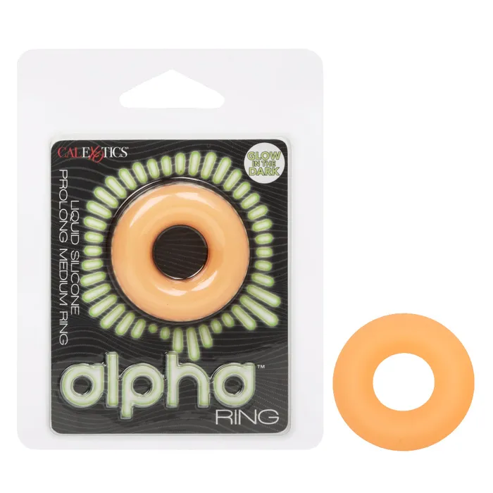 Female Sex Toys CalExotics Alpha GlowintheDark Liquid Silicone Prolong Medium Ring Orange Female Sex Toys CalExotics Alpha GlowintheDark Liquid Silicone Prolong Medium Ring Orange