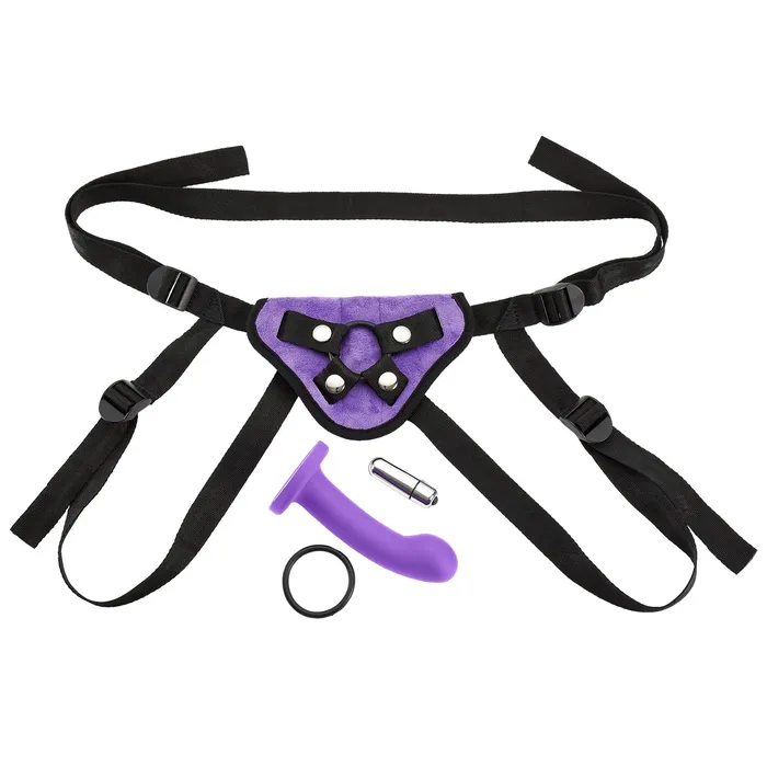 Female Sex Toys Cloud 9 Novelties Strap on Harness Kit Purple