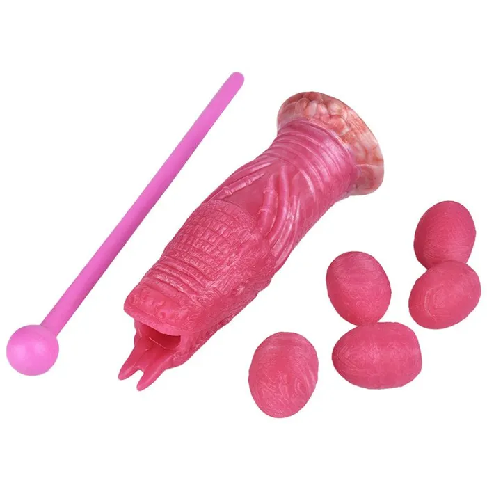 Female Sex Toys mysite Dragon Dildo With Eggs Ovipositor Adult Toy