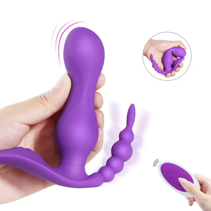 Female Sex Toys Weadultshop Doubleheaded Silicone Pull Beads Wireless Remote Control Vibrator Female Sex Toys Weadultshop Doubleheaded Silicone Pull Beads Wireless Remote Control Vibrator