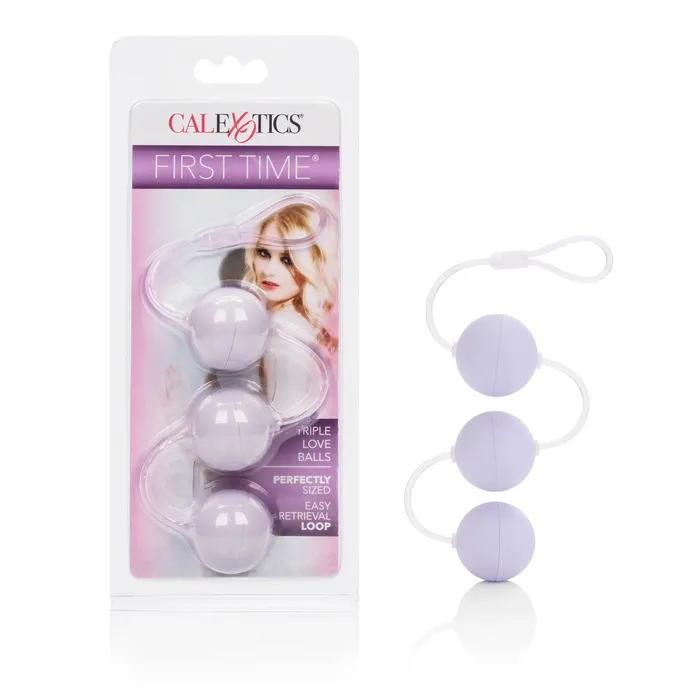 First Time Love Balls Triple Lovers Purple CalExotics Vibrators First Time Love Balls Triple Lovers Purple CalExotics Vibrators