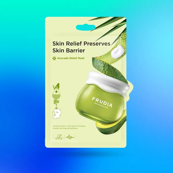 Frudia Crema viso lenitiva Maschera nutriente allavocado Pack Enhancers