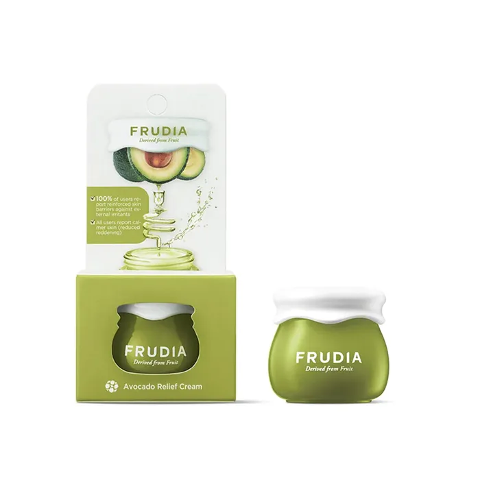 Frudia Crema viso lenitiva Maschera nutriente allavocado Pack Enhancers