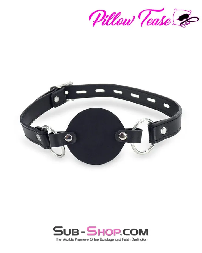 Idea Anal 3429DLSIS Blow Job Trainer Fetish Mistress Locking Black Silicone Sissy Slave Penis Gag