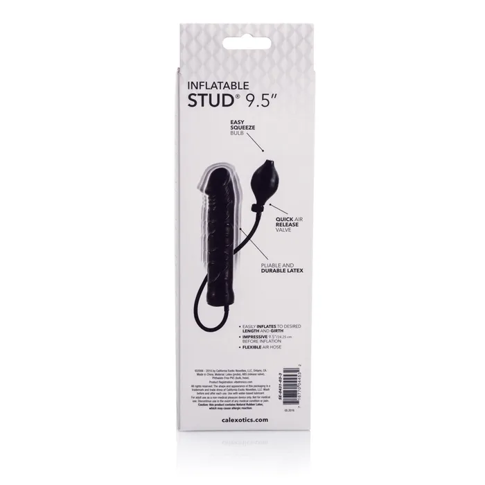 Inflatable Stud Pump Up for Big Adventures Calexotics Male Sex Toys