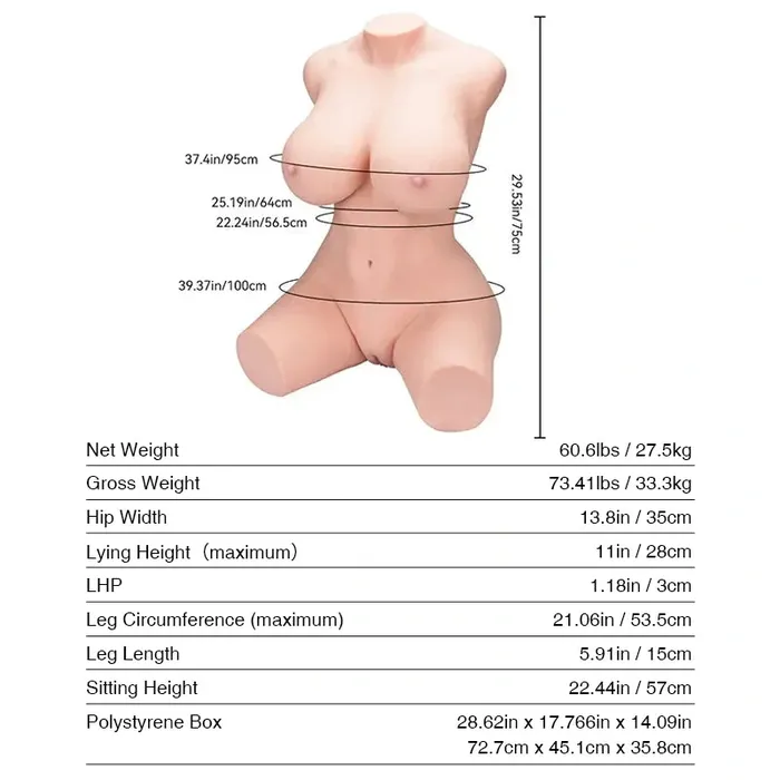 Jennifer 606LB Big Tits Sex Doll with Realistic Body Shape Tantaly Male Sex Toys Jennifer 606LB Big Tits Sex Doll with Realistic Body Shape Tantaly Male Sex Toys