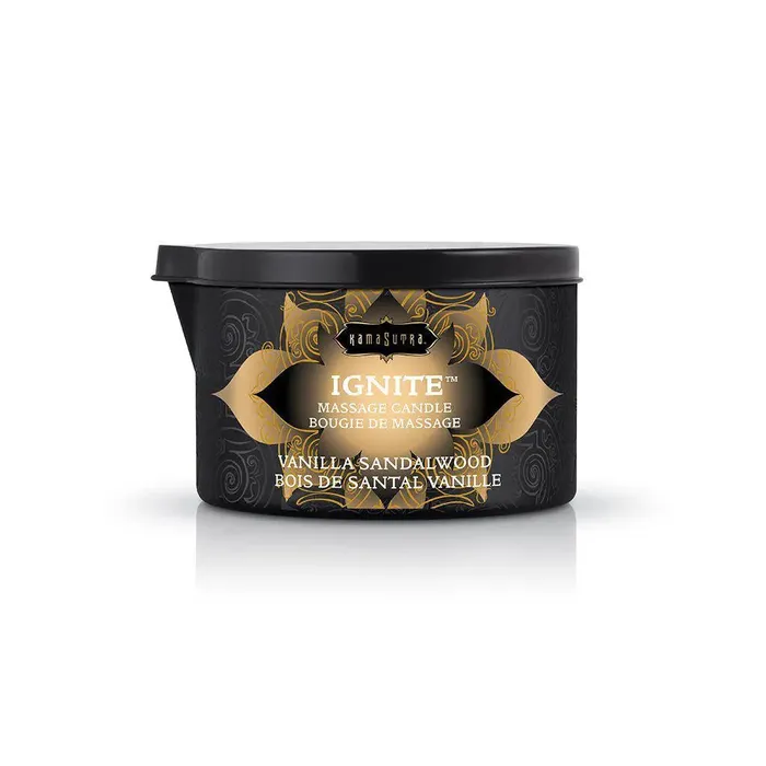 Kama Sutra Ignite Vanilla Sandalwood Massage Candle 6 Oz Couples