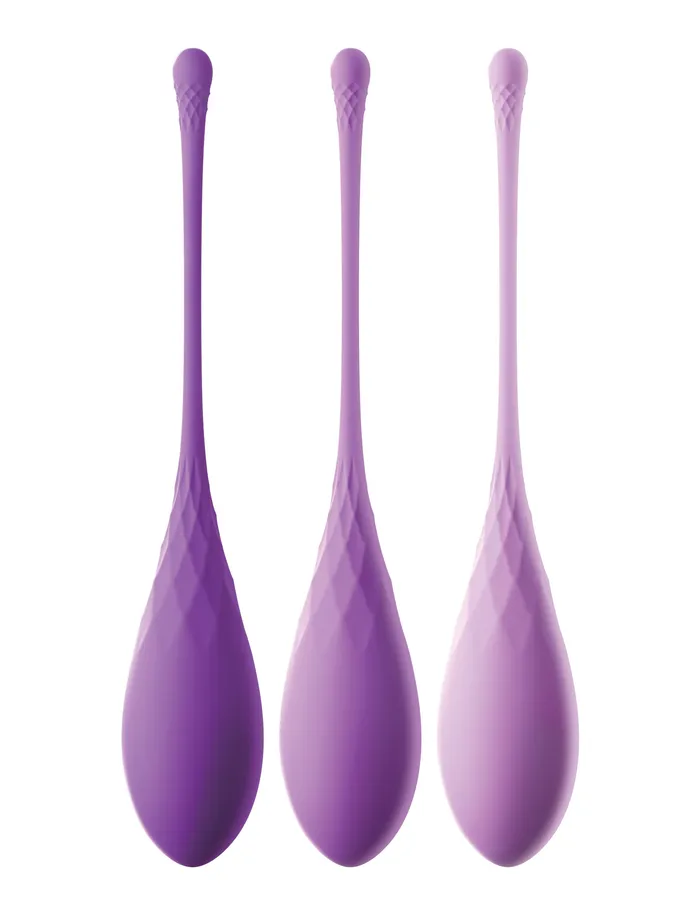 Kegel TrainHer Set Strength and Fun with Soft Silicone Buddies Pipedream Female Sex Toys
