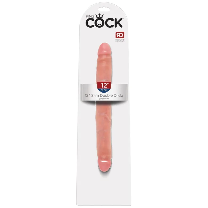 King Cock 12 Inch Slim Double Dildo Flesh Pipedream Dildos King Cock 12 Inch Slim Double Dildo Flesh Pipedream Dildos
