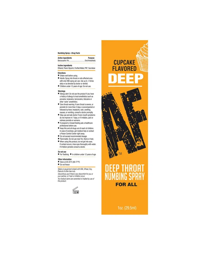 Little Genie Male Sex Toys Deep Af Throat Numbing Spray 1 Oz Cupcake Little Genie Male Sex Toys Deep Af Throat Numbing Spray 1 Oz Cupcake