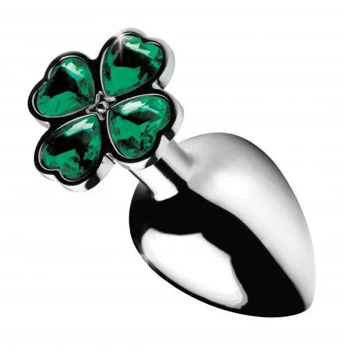 Lucky Clover Jewel Butt Plug Shiny and Fun Xr Brands Booty Sparks Anal