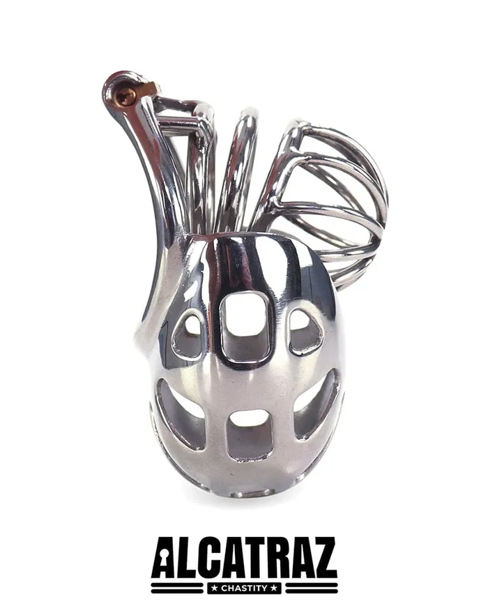 Male Sex Toys Aria 0995AR Balls and All Full Coverage Locking Steel Chastity Device 2 Cock Ring MEGA Deal