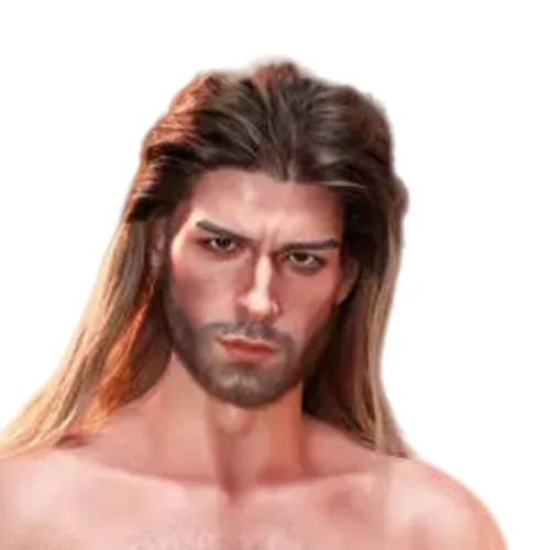 Male Sex Toys Irontech Doll Head H962 Sex Doll HeadSiliconeAtractive Iron manIrontech Doll Head