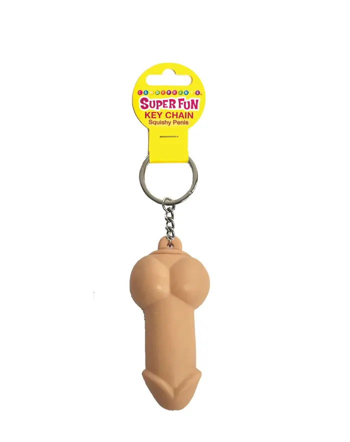 Male Sex Toys Little Genie Super Fun Key Chain Squishy Penis Sold in 6pk