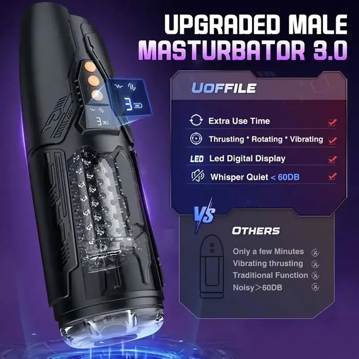 Male Sex Toys Weadultshop 7 Rotating Thrusting 10 Vibrating Modes Dual Motors Male Masturbator Male Sex Toys Weadultshop 7 Rotating Thrusting 10 Vibrating Modes Dual Motors Male Masturbator