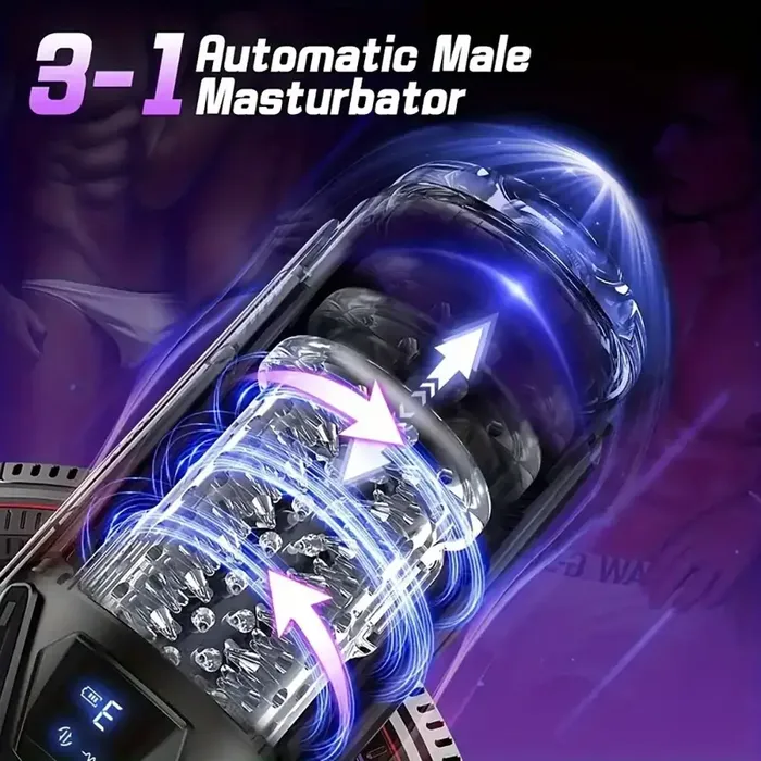 Male Sex Toys Weadultshop 7 Rotating Thrusting 10 Vibrating Modes Dual Motors Male Masturbator Male Sex Toys Weadultshop 7 Rotating Thrusting 10 Vibrating Modes Dual Motors Male Masturbator