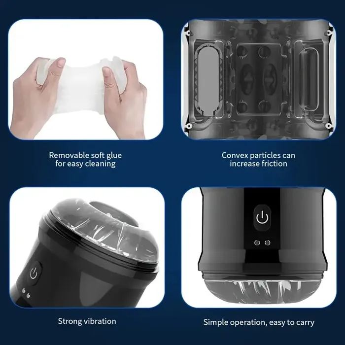 Male Sex Toys Weadultshop Detonation Mode Suction Male Vacuum Washable Auto Masturbator