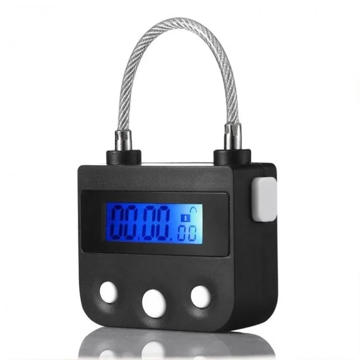 Moonwell 2758MSIS Forced Feminization Fantasy Professional Dominatrix Sissy Accessory Time Lock USB Rechargeable Lock The Ultimate Self Bondage Lock Female Sex Toys