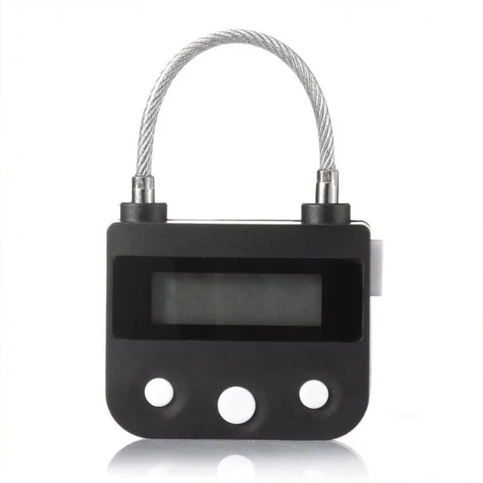 Moonwell 2758MSIS Forced Feminization Fantasy Professional Dominatrix Sissy Accessory Time Lock USB Rechargeable Lock The Ultimate Self Bondage Lock Female Sex Toys