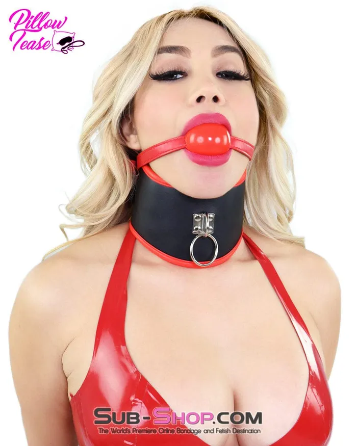 Moonwell Dildos 6886DL Large Red Rubber Ballgag on Red Strap MEGA Deal