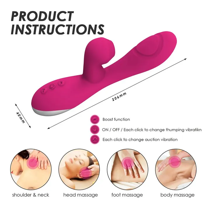 mysite Female Sex Toys Flap And Suction GSpot Rabbit Vibrator