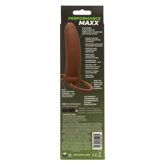 Performance Maxx Rechargeable Thick Dual Penetrator Brown Sale Female Sex Toys Performance Maxx Rechargeable Thick Dual Penetrator Brown Sale Female Sex Toys