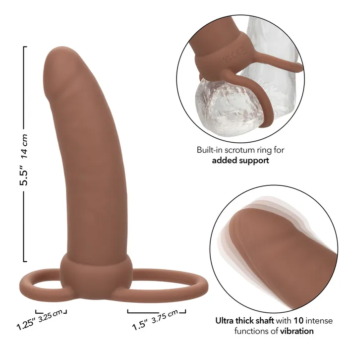 Performance Maxx Rechargeable Thick Dual Penetrator Brown Sale Female Sex Toys Performance Maxx Rechargeable Thick Dual Penetrator Brown Sale Female Sex Toys