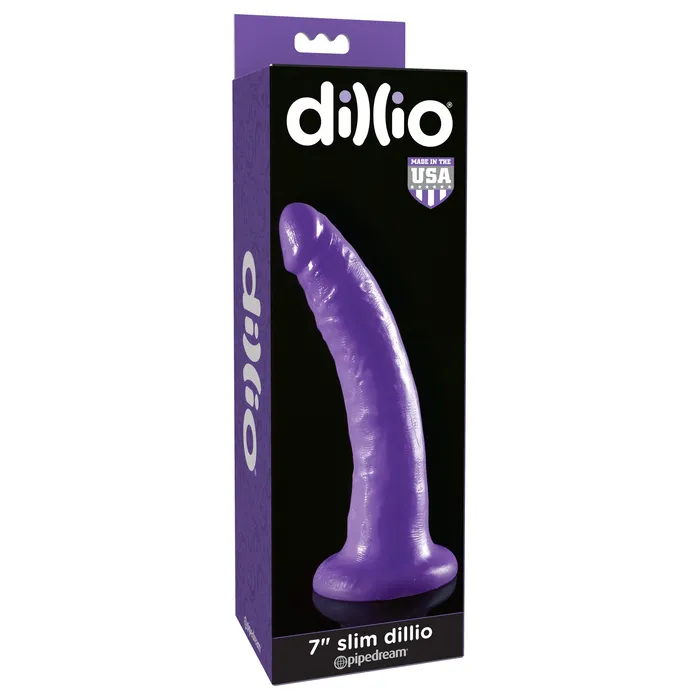 Pipedream Dildos Dillio Purple 7 Slim Pipedream Dildos Dillio Purple 7 Slim