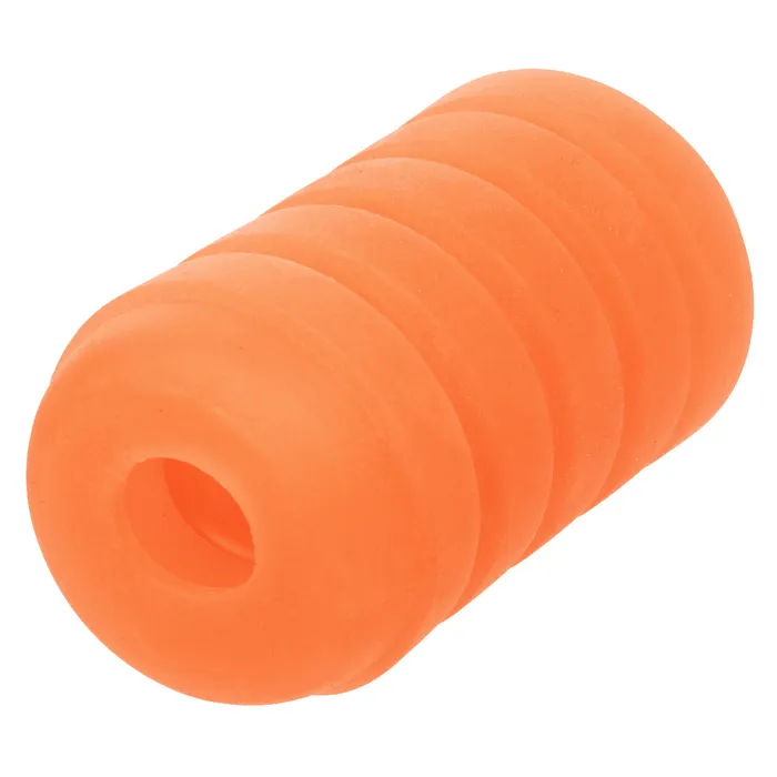 Pop Sock Ribbed Orange CalExotics Female Sex Toys Pop Sock Ribbed Orange CalExotics Female Sex Toys