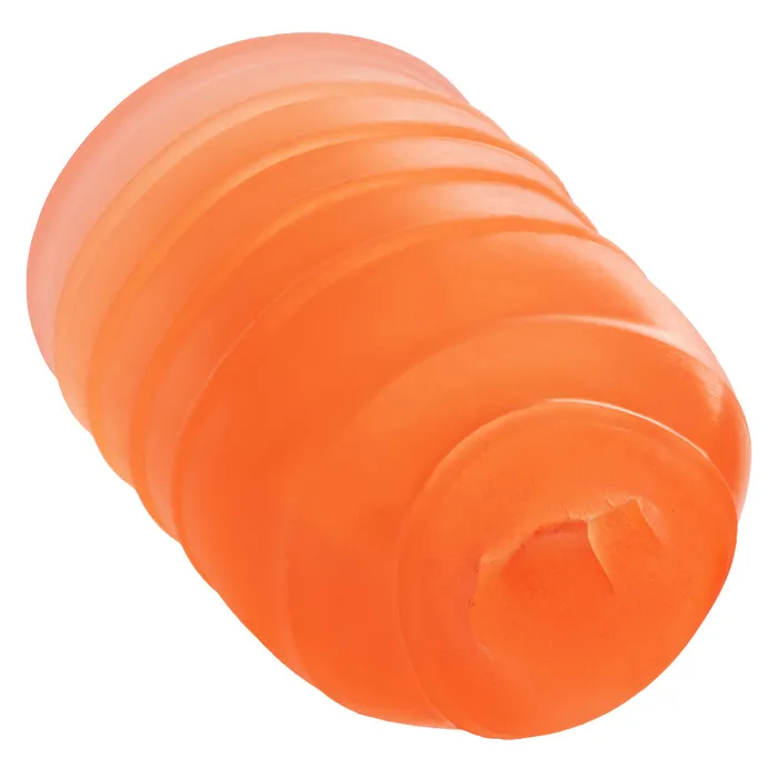 Pop Sock Ribbed Orange CalExotics Female Sex Toys Pop Sock Ribbed Orange CalExotics Female Sex Toys