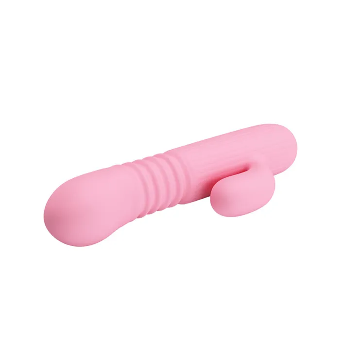 Pretty Love Female Sex Toys EcoFriendly Rabbit Vibrator Waterproof Fun with 4 Vibes Thrusting Modes