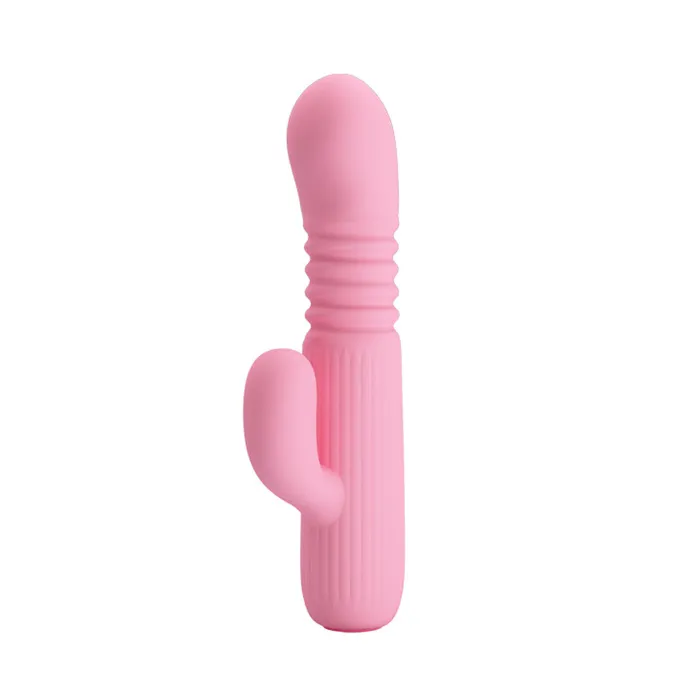 Pretty Love Female Sex Toys EcoFriendly Rabbit Vibrator Waterproof Fun with 4 Vibes Thrusting Modes