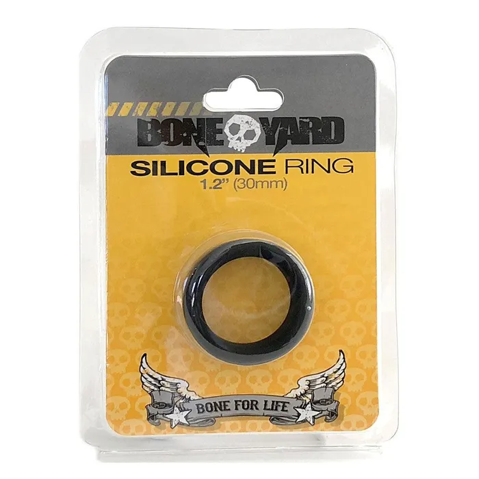Rascal Anal Boneyard Silicone Ring 30mm Black Rascal Anal Boneyard Silicone Ring 30mm Black