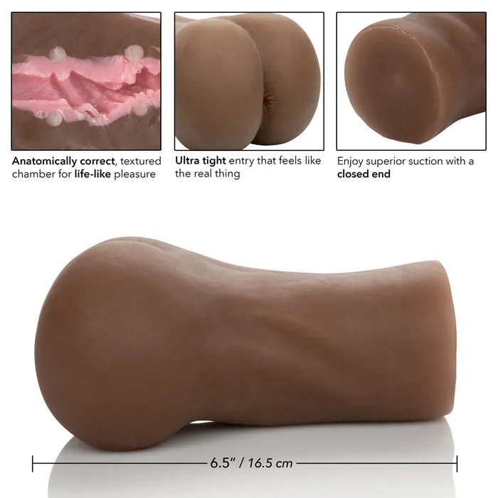 Stroke It Ass Brown CalExotics Male Sex Toys Stroke It Ass Brown CalExotics Male Sex Toys