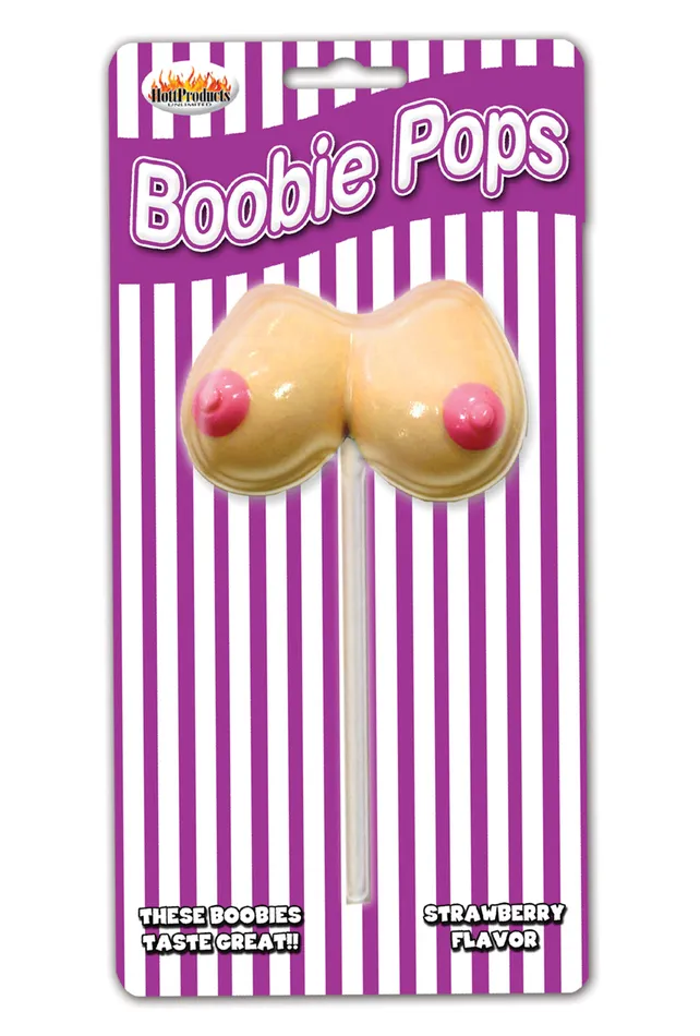 Vibrators Hott Products Boobie Pops Strawberry Vibrators Hott Products Boobie Pops Strawberry
