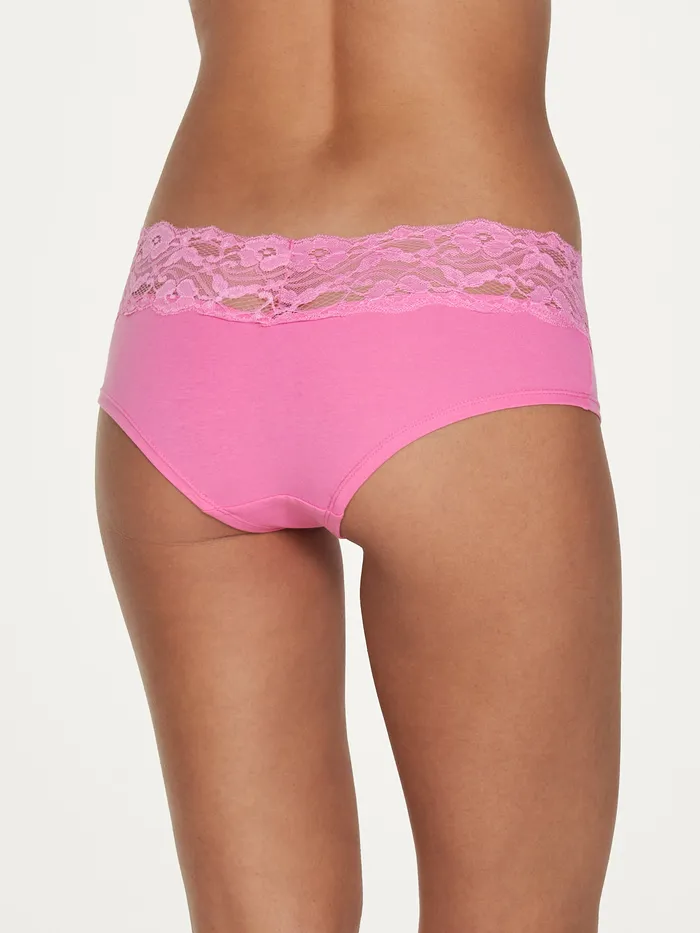 Couples Fredericks of Hollywood Stretch Cotton Lace Hipster Couples Fredericks of Hollywood Stretch Cotton Lace Hipster