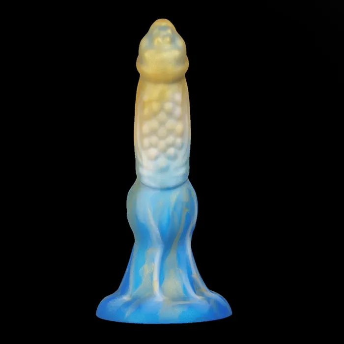 Dildos Alien Dildo Mixed Color Liquid Silicone Allovers Dildo Sex Toys UXOL