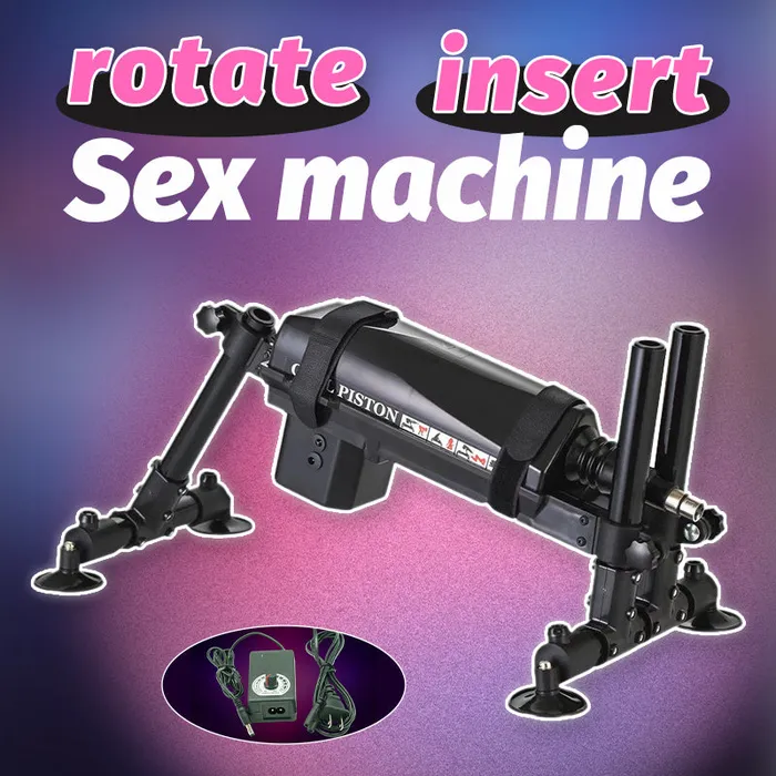 Female Sex Toys Lurevibe Automatic Rotating Take out and Insert Telescopic Remote Control Cannon
