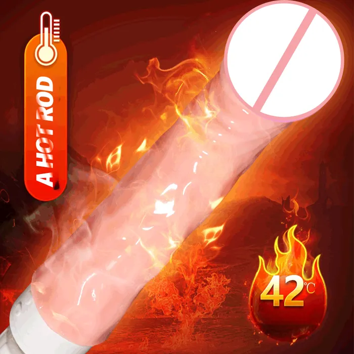Female Sex Toys Lurevibe MizzZee TigerType Cannon Heating Automatic Retractable Vibrator