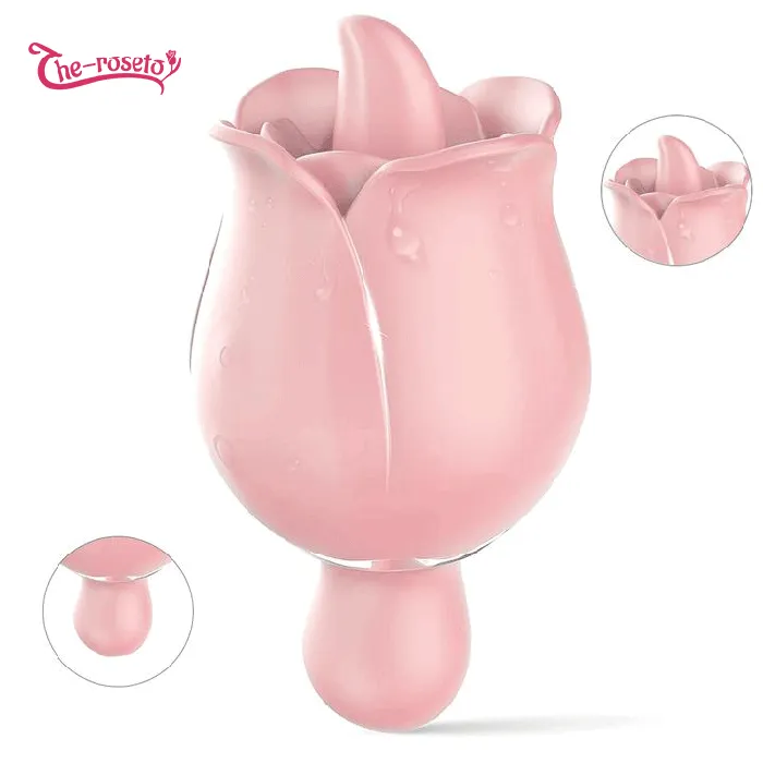 Female Sex Toys Lurevibe Rose Tongue With G Spot Hit Lurevibe