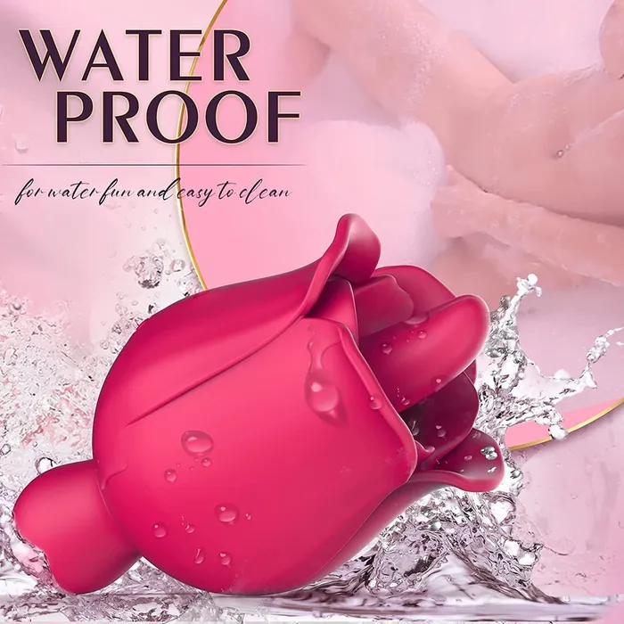 Female Sex Toys Lurevibe Rose Tongue With G Spot Hit Lurevibe