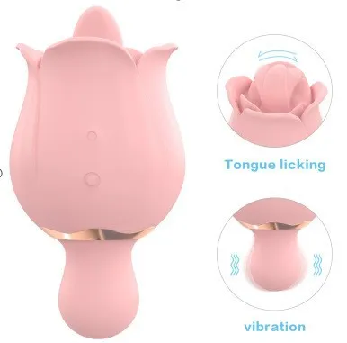 Female Sex Toys Lurevibe Rose Tongue With G Spot Hit Lurevibe