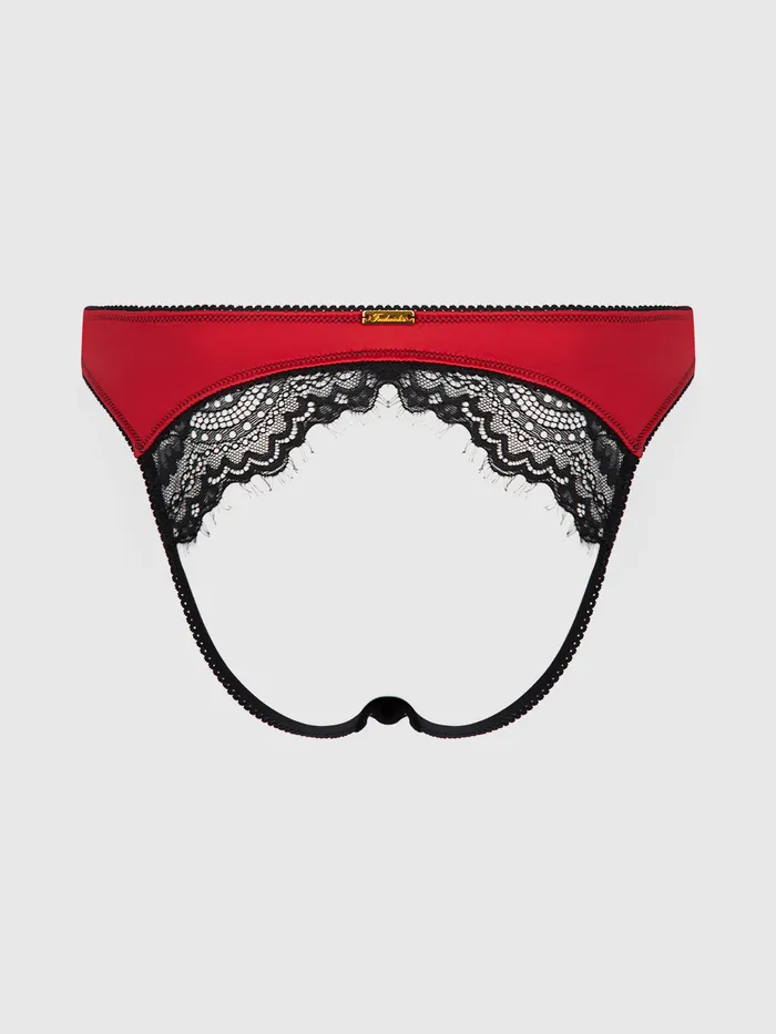 Fredericks of Hollywood Female Sex Toys Lexi Lace Liquid Satin Open Back Hipster Fredericks of Hollywood Female Sex Toys Lexi Lace Liquid Satin Open Back Hipster