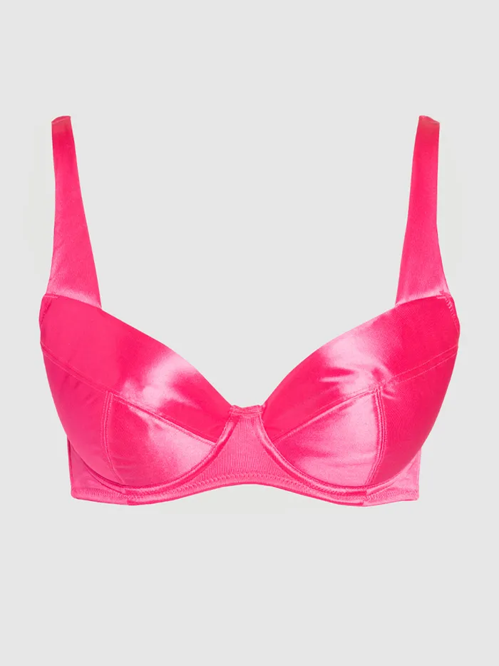 Fredericks of Hollywood Vibrators Va Va Voom Satin Full Figure Push Up Bra Fredericks of Hollywood Vibrators Va Va Voom Satin Full Figure Push Up Bra