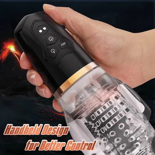 Gawk Gawk 5000 Sucking Vibrating Transparent Male Masturbation Cup Lurevibe Male Sex Toys