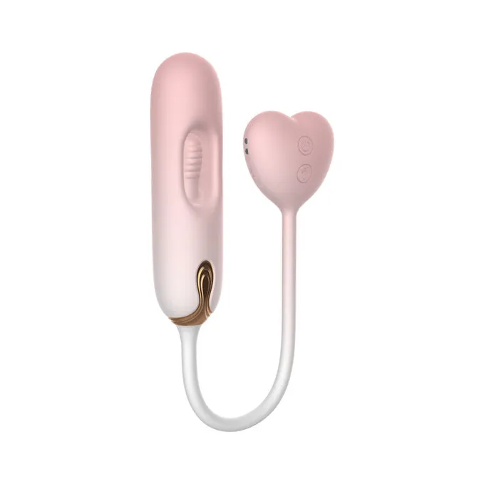 Lurevibe Female Sex Toys Heartshaped Hollow Vibrating Egg Slaps and Vibrates
