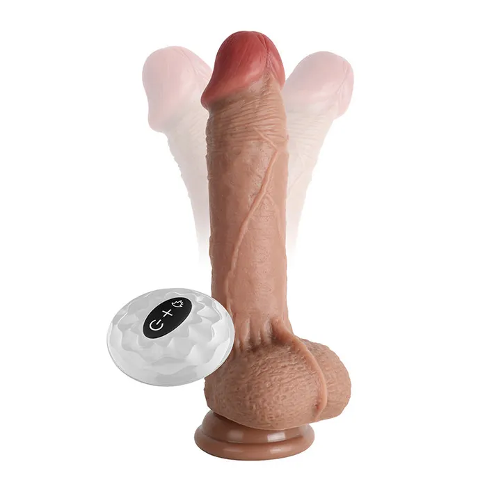 lurevibe Female Sex Toys Lurevibe Waterproof 7 Frequency Retractable Swing Dildo lurevibe Female Sex Toys Lurevibe Waterproof 7 Frequency Retractable Swing Dildo