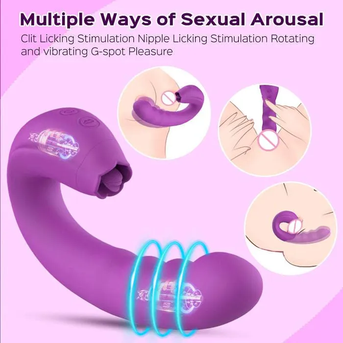 Lurevibe Lurevibe 3 In 1 Female Clitoris Breast Gspot Stimulator Female Sex Toys