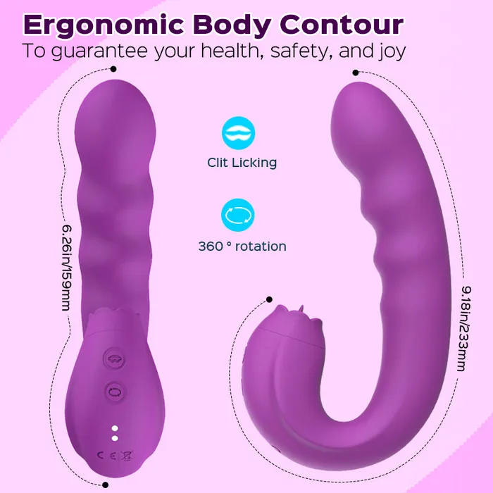 Lurevibe Lurevibe 3 In 1 Female Clitoris Breast Gspot Stimulator Female Sex Toys