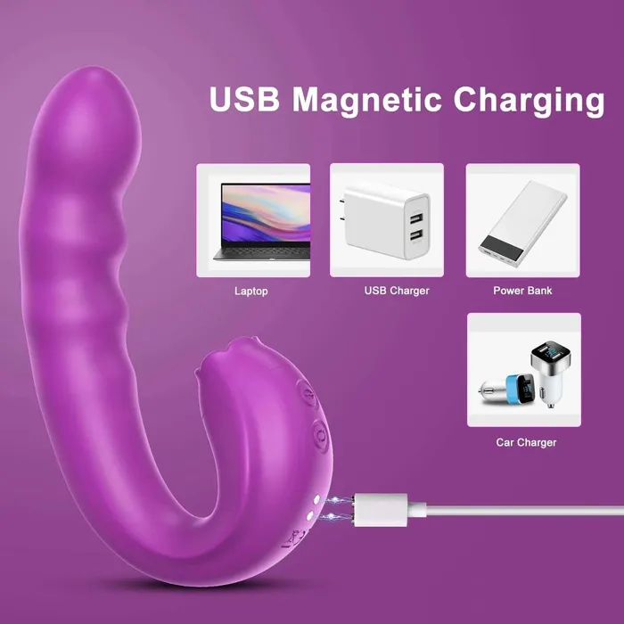 Lurevibe Lurevibe 3 In 1 Female Clitoris Breast Gspot Stimulator Female Sex Toys